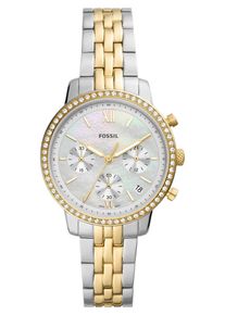 Fossil Uhr Damen gold / silber / weiß Größe One Size