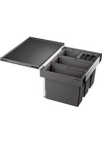 Blanco Abfallsystem 521474 4 Behälter, mit Systemdeckel, 2x 15 l, 2x 6 l, Eimerdeckel 6 l