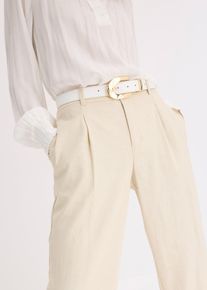 bonprix Mujer, Cinturón, blanco, 90