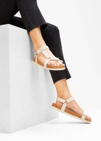 Sandal - beige - storlek 36 - bonprix