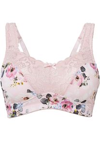 Minimizer-BH med vadderade axelband utan bygel - rosa - storlek 95C - bonprix