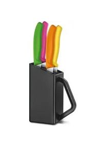 Victorinox Swiss Classic Steak- und Pizzamesserblock, 4-teilig schwarz