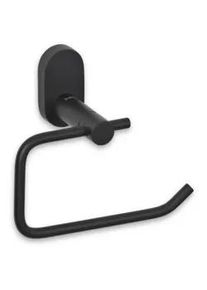 Kela Toilettenpapierhalter , Schwarz , Metall , 7.5x12.5x14.5 cm , Badezimmer, WC Ausstattung, Toilettenpapierhalter
