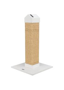 Trixie BE NORDIC colonna tiragraffi per gatti Iben bianca 60 cm
