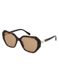Swarovski 0SK6017 | okulary przeciwsłoneczne | Kształt okularów: kanciasty, tworzywo sztuczne, brązowy