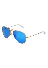 Ray-Ban RB 3025 AVIATOR LARGE METAL | okulary przeciwsłoneczne | Kształt okularów: pilotki, mineralne z polaryzacją, złoty