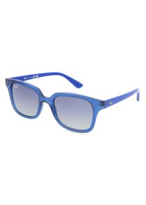 Ray-Ban Junior RJ 9071S | okulary przeciwsłoneczne | Kształt okularów: kanciasty, tworzywo sztuczne, niebieski