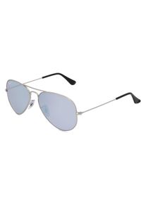 Ray-Ban RB 3025 AVIATOR LARGE METAL | okulary przeciwsłoneczne | Kształt okularów: pilotki, mineralne z polaryzacją, srebrny