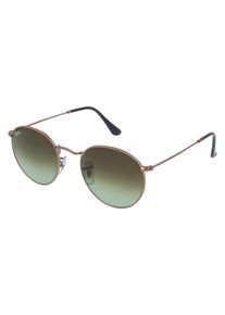 Ray-Ban RB 3447 ROUND METAL | okulary przeciwsłoneczne | Kształt okularów: panto, minerał, brązowy