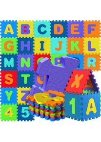 Spielwerk Alfombra puzzle bebe de 86 piezas con letras y números