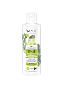 Sante Naturkosmetik Cleansing Toner tegen poriën met BHA, niacinamide complex & organische groene thee Reiniging Dames 125 ml