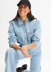 Veste en jean - bleu - taille 40 avec coton - bonprix