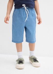 Bermuda en jean Regular à taille élastiquée - bleu - taille 110 avec coton - bonprix
