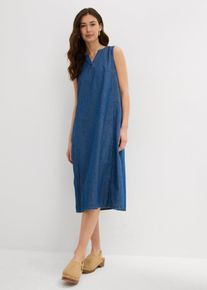 Robe en jean - bleu - taille 46 avec coton - bonprix