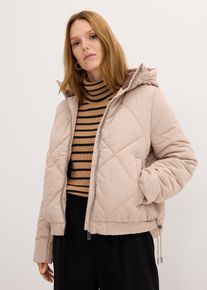 Veste matelassée courte avec doublure contrastante - beige - taille 50 - bonprix