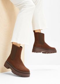 Bottines Chelsea - marron - taille 42 - Vegan - bonprix