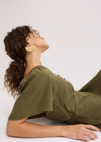 Øredobber i strå-look, beige, størrelse Onesize, bonprix