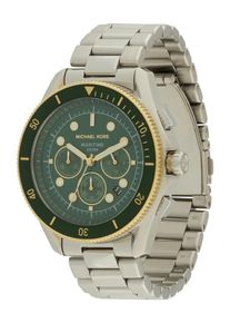 Michael Kors Heren Analoog horloge 'MARITIME' geel / riet / spar / zilver One Size
