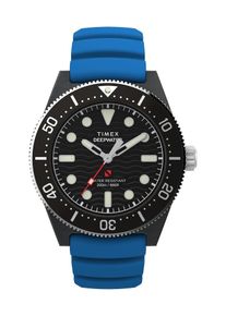 Timex Heren Analoog horloge blauw / zwart / natuurwit One Size