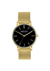 Lucardi Dames Analoog horloge goud / zwart Onesize