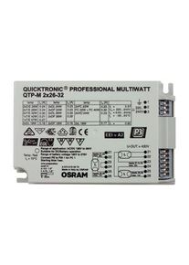 Osram Elektroninen ohjauslaite 68W - QTP-M 2X26-32/220-240 S