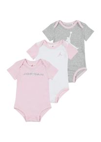 Jordan Kezeslábas 'BROOKLYN' unisex szürke, rózsaszín, fehér , Méret 50-62