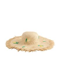 next Hut 'Frayed Brim Floppy' Damen beige / mischfarben Größe 55/58