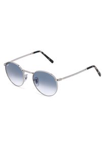 Ray-Ban RB 3637 NEW ROUND | okulary przeciwsłoneczne | Kształt okularów: panto, minerał, srebrny