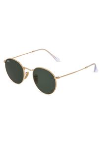 Ray-Ban RB 3447N ROUND METAL | okulary przeciwsłoneczne | Kształt okularów: okrągły, minerał, złoty