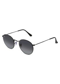 Ray-Ban RB 3447N ROUND METAL | okulary przeciwsłoneczne | Kształt okularów: okrągły, minerał, czarny