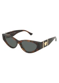 Versace VE4454 | okulary przeciwsłoneczne | Kształt okularów: motyl, tworzywo sztuczne, brązowy