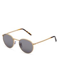 Ray-Ban RB 3637 NEW ROUND | okulary przeciwsłoneczne | Kształt okularów: panto, mineralne z polaryzacją, złoty