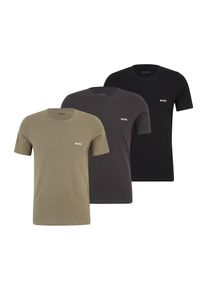 BOSS T-Shirt 'Classic' Herren dunkelgrau / grün / schwarz Größe L