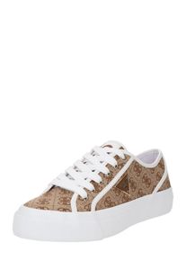 Guess Dames Sneakers laag 'Jelexa' beige / goud / wit 36