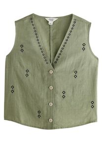 next Dames Gilet kaki / zwart / wit 34