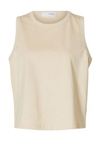 Selected Top 'SLFEssential' Női bézs , Méret L