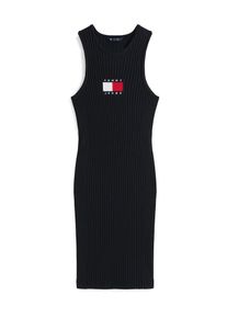 Tommy Jeans Dames Gebreide jurk rood / zwart / wit XXS