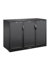 Arrière-bar trois portes pleines Polar Série G 850mm 320L| Professionnel | HoReCa | CHR
