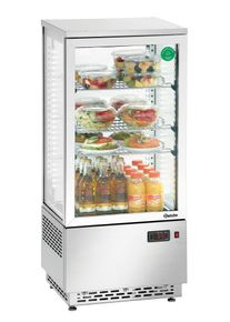 Bartscher Vitrine réfrig. Mini 78L, inox A2CH| Professionnel | HoReCa | CHR
