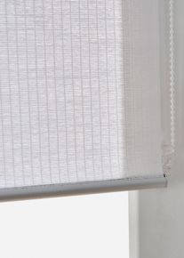 Tenda a rullo filtrante in tessuto a trama grezza - Bianco - Taglia 1 (Alt. / largh. 150/45 cm) - bonprix