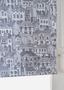 Tenda a rullo oscurante con stampa - Grigio - Taglia 1 (Alt. / largh. 150/45 cm) - bonprix