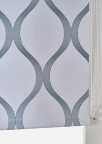 Tenda a rullo oscurante con stampa grafica - Bianco - Taglia 1 (Alt. / largh. 150/45 cm) - bonprix