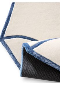 Nami Bleu 160x230 cm - Tapis poil court design moderne pour salon