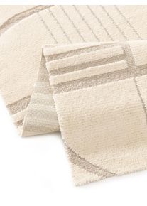 benuta Nest Dywan Eve kremowy 80x150 cm Abstrakcyjny,Geometryczny,Trend