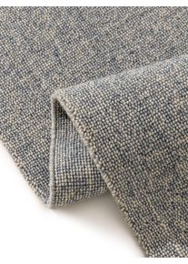 benuta Pure Ullteppe Imke Blauw 160x230 cm Uni