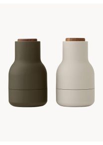 Súprava mlynčekov na soľ a korenie s drevenými vrchnákmi Bottle Grinder, 2 diely