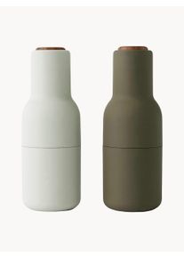 Súprava mlynčekov na soľ a korenie s drevenými vrchnákmi Bottle Grinder, 2 diely