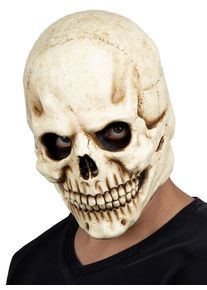 maskworld Masque terrifiant tête de mort en latex