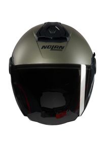 Nolan N40-5 N-Com Classico Nobile 315 Motorradhelm (Graumatt/Schwarz)