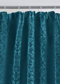 bonprix Sötétítő Jacquard függöny thermo funkcióval (1 db), kék, mag./szél.: 145/130 cm